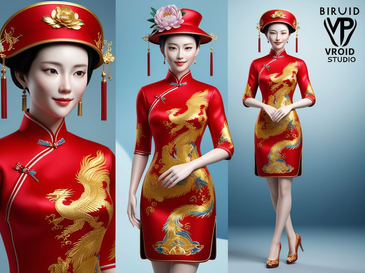 traditional chinese clothing for vroid studio